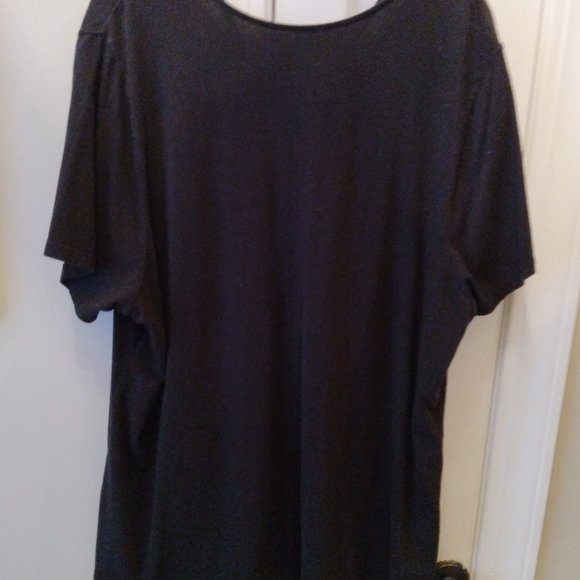 New Rainbeau Curves Pull-over Leisurewear Short Sleeve Top Black Sz 22-24 - Picture 2 of 6